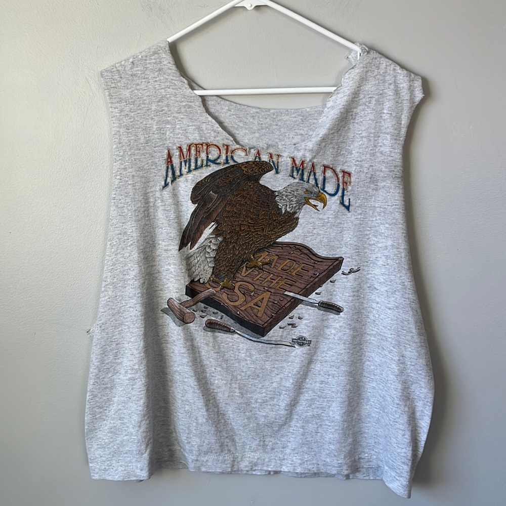Vintage American Made Shirt Cut Up